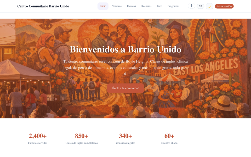 Barrio Unido - bilingual community center