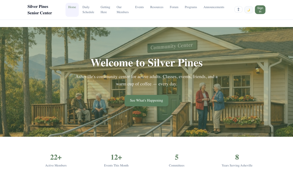 Silver Pines Senior Center